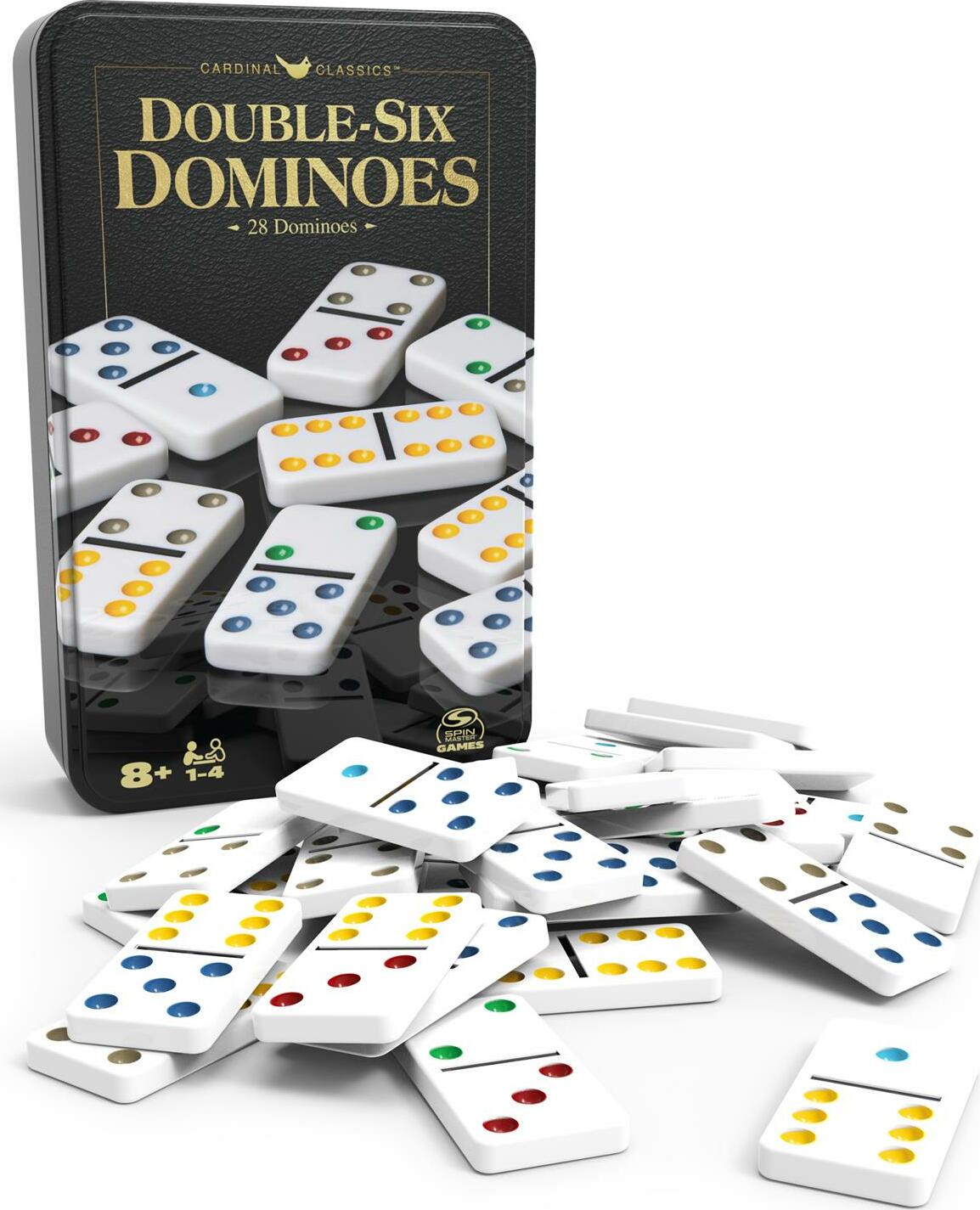 Double Six Dominoes Set in Storage Tin – Stevenson's Toys & Games