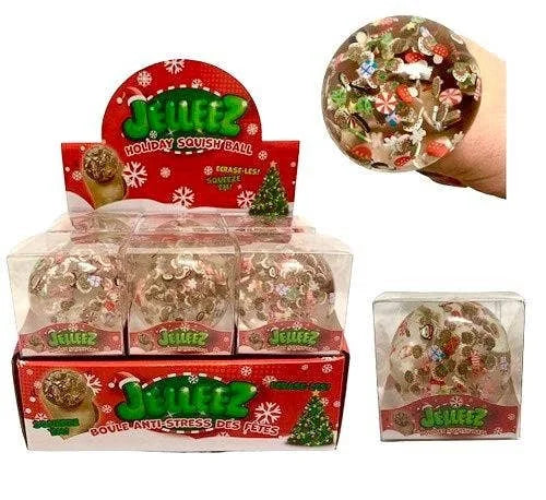 Jelleez Christmas Squish Ball Individual