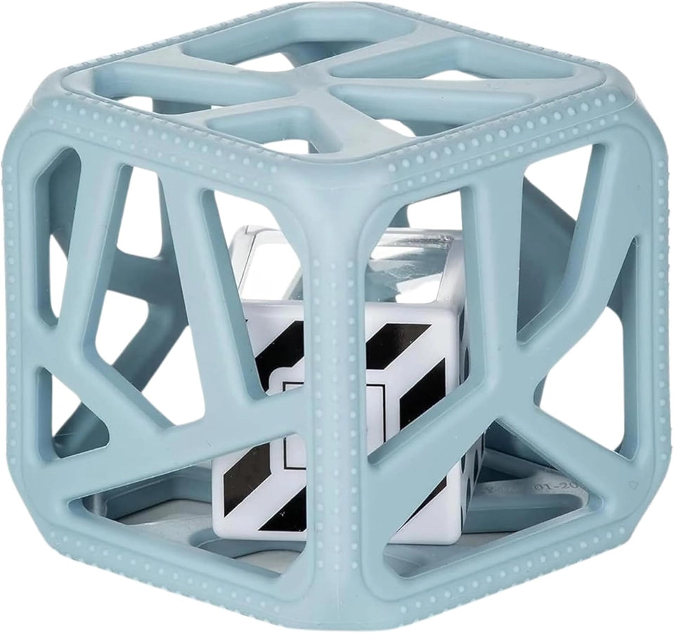 Chew Cube Steel Blue
