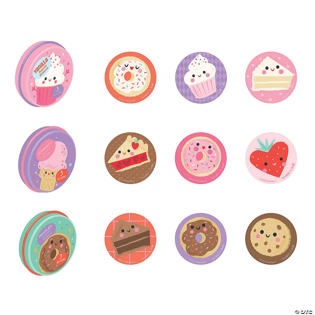 Sweet Scented Sticker Tin Individual Assortment