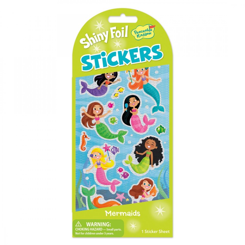 Shiny Foil Mermaid Stickers