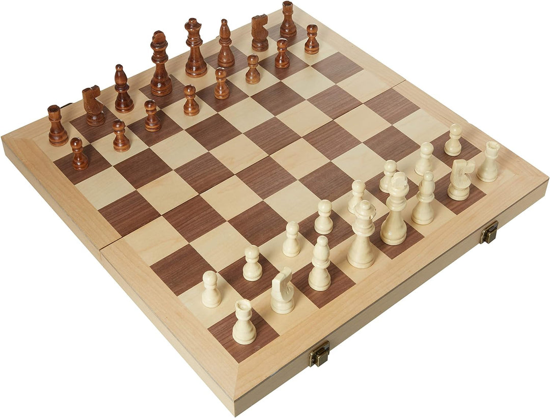 Deluxe 18" Wood Chess Set