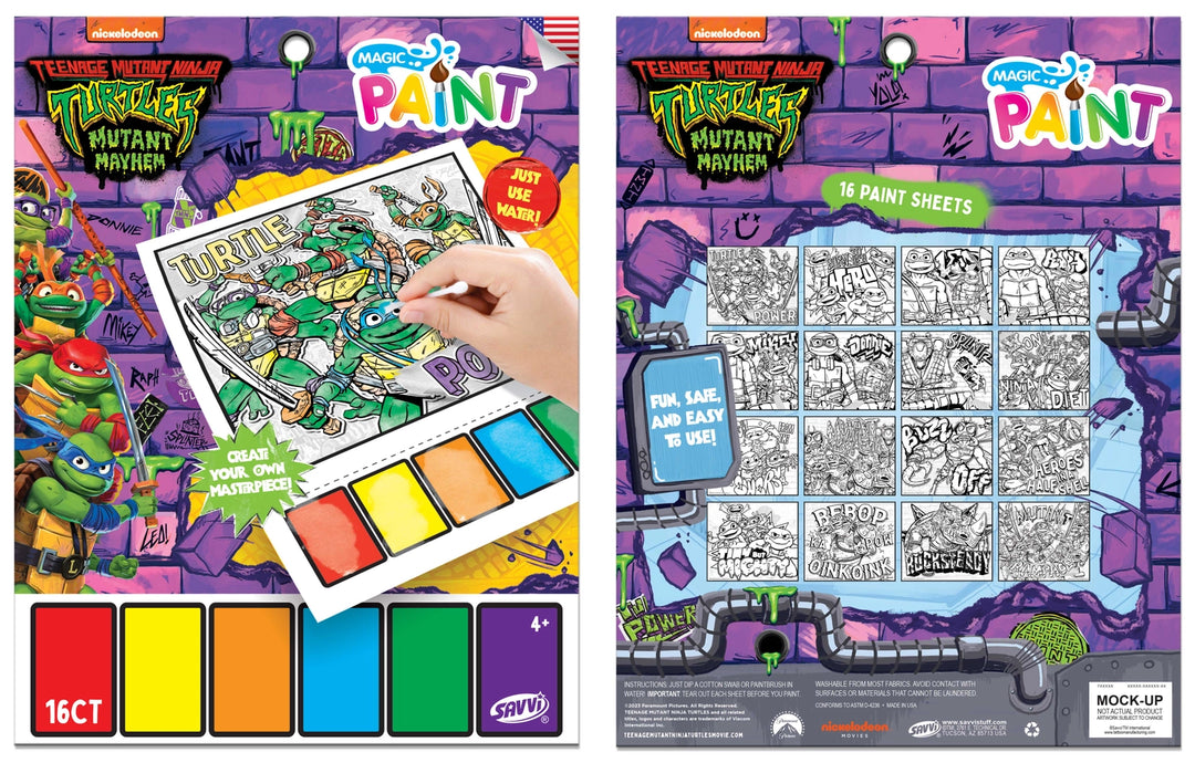 Ninja Turtles Paint Book