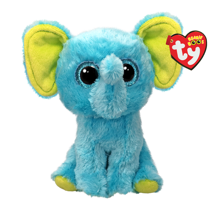 Beanie Boo Trunkles Blue Elephant Small