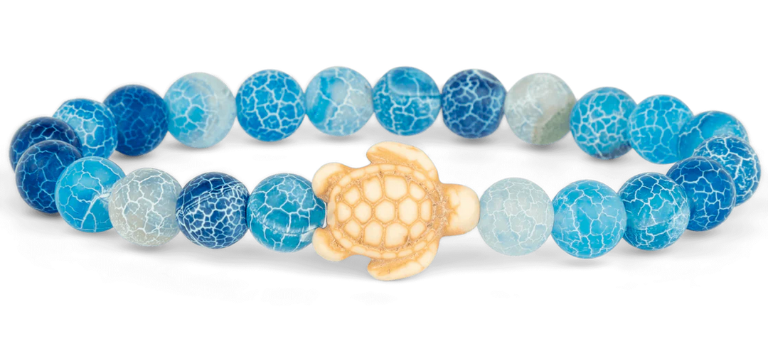 Fahlo Turtle Aqua Blue Journey Bracelet