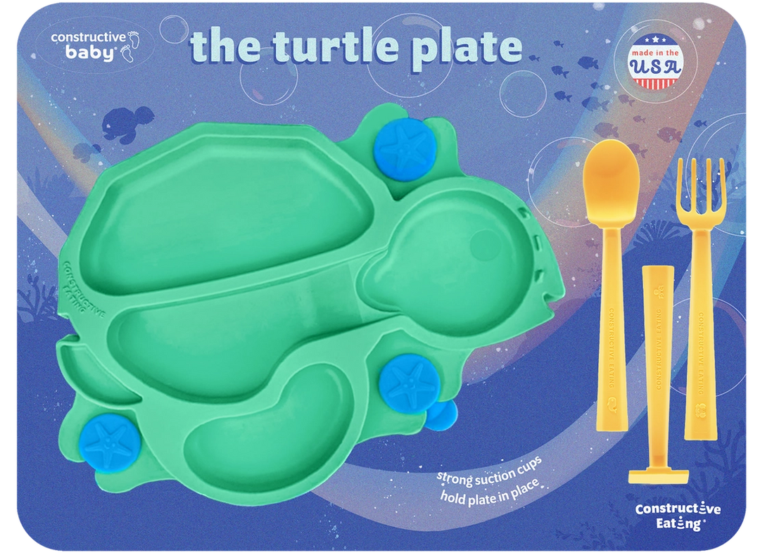 Baby Turtle Suction Plate/Utensils
