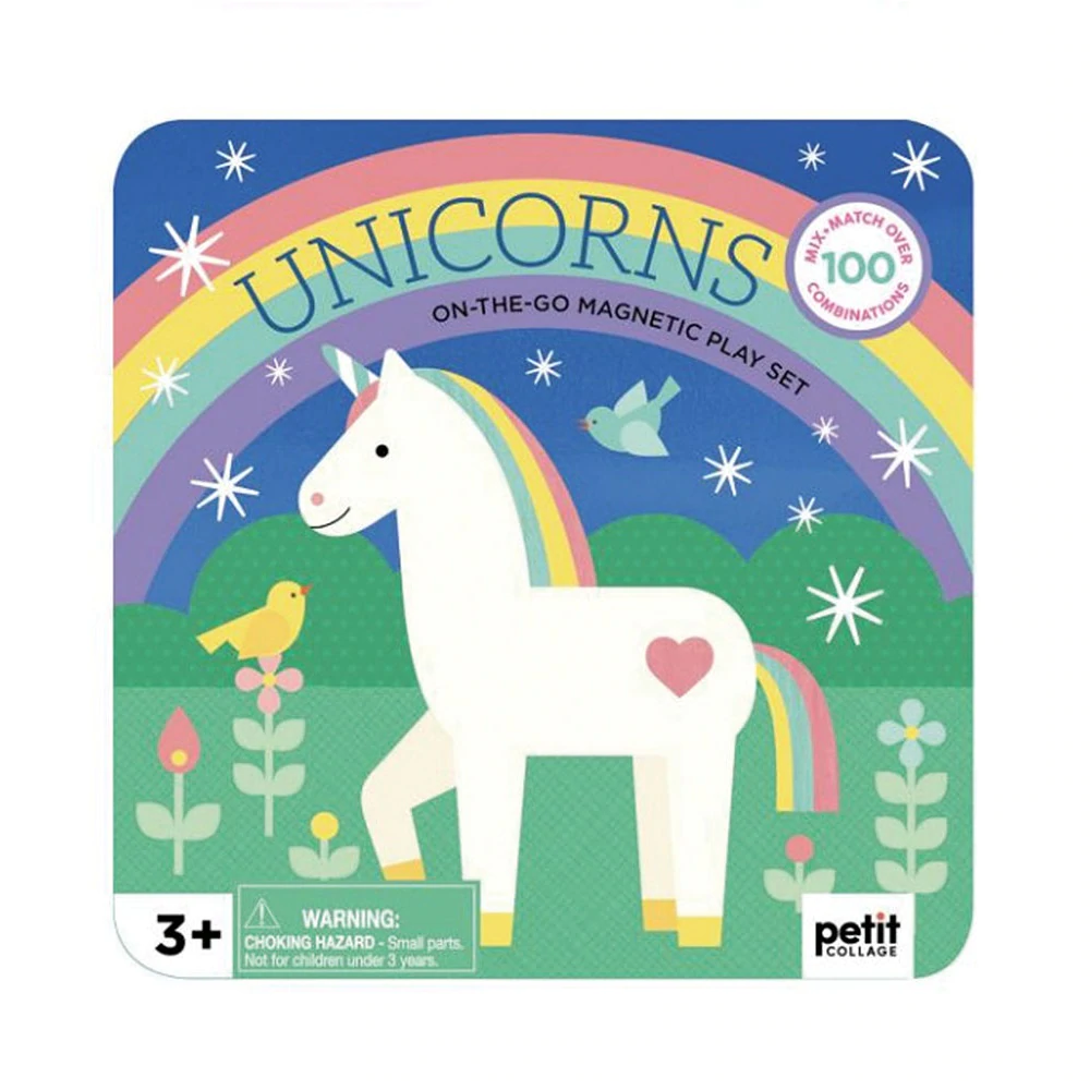 Unicorns Magnetic Play Tin