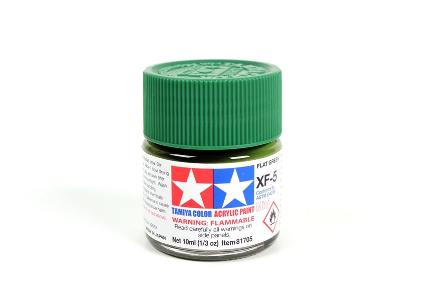 Flat Acrylic Paint 10mL Green