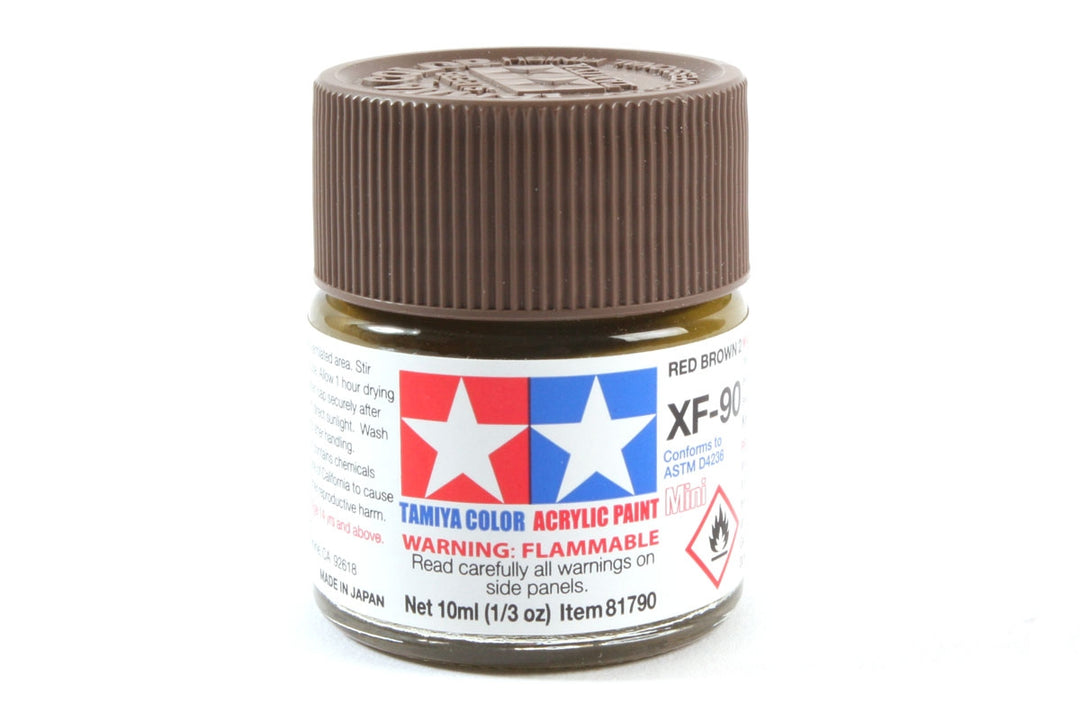 Flat Acrylic Paint 10ml Red-Brown 2