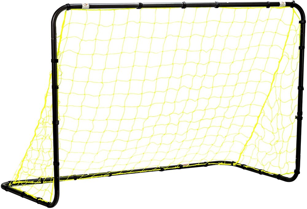 4' x 6' Black Steel Soccer Goal