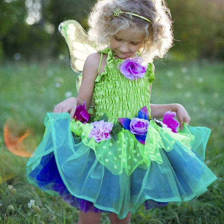Fairy Blooms Green w/Wings & Headband (Size 5-6)