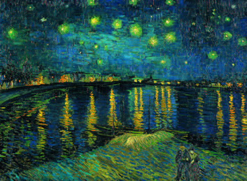 Van Gogh Starry Night on the Rhone 1000