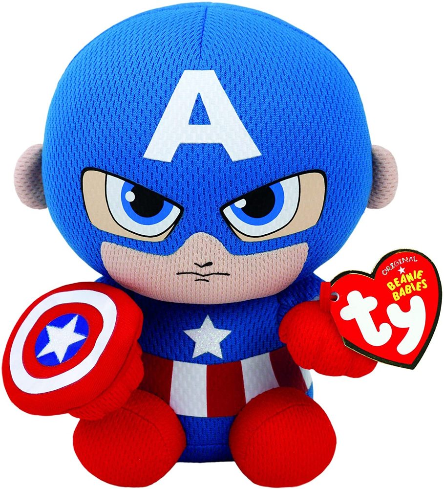 Beanie Baby Marvel's Captain America