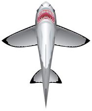 60" Sealife Great White Shark Kite