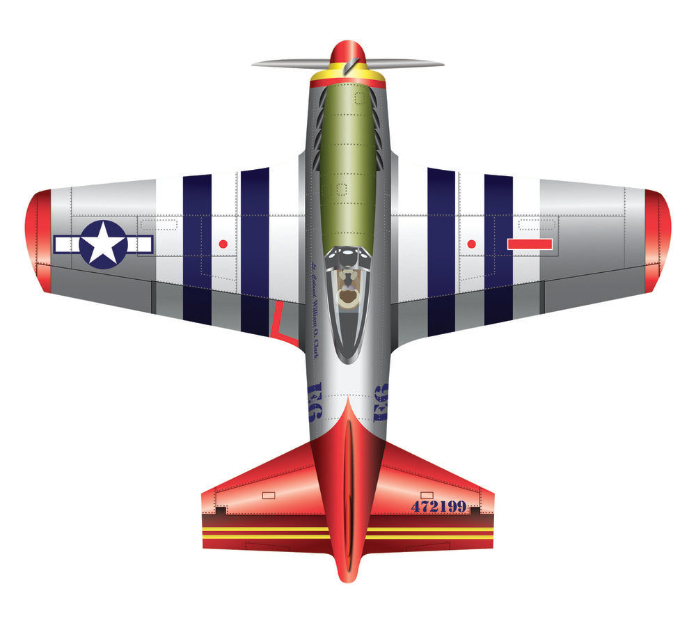 53" Nylon P-51 Mustang Kite