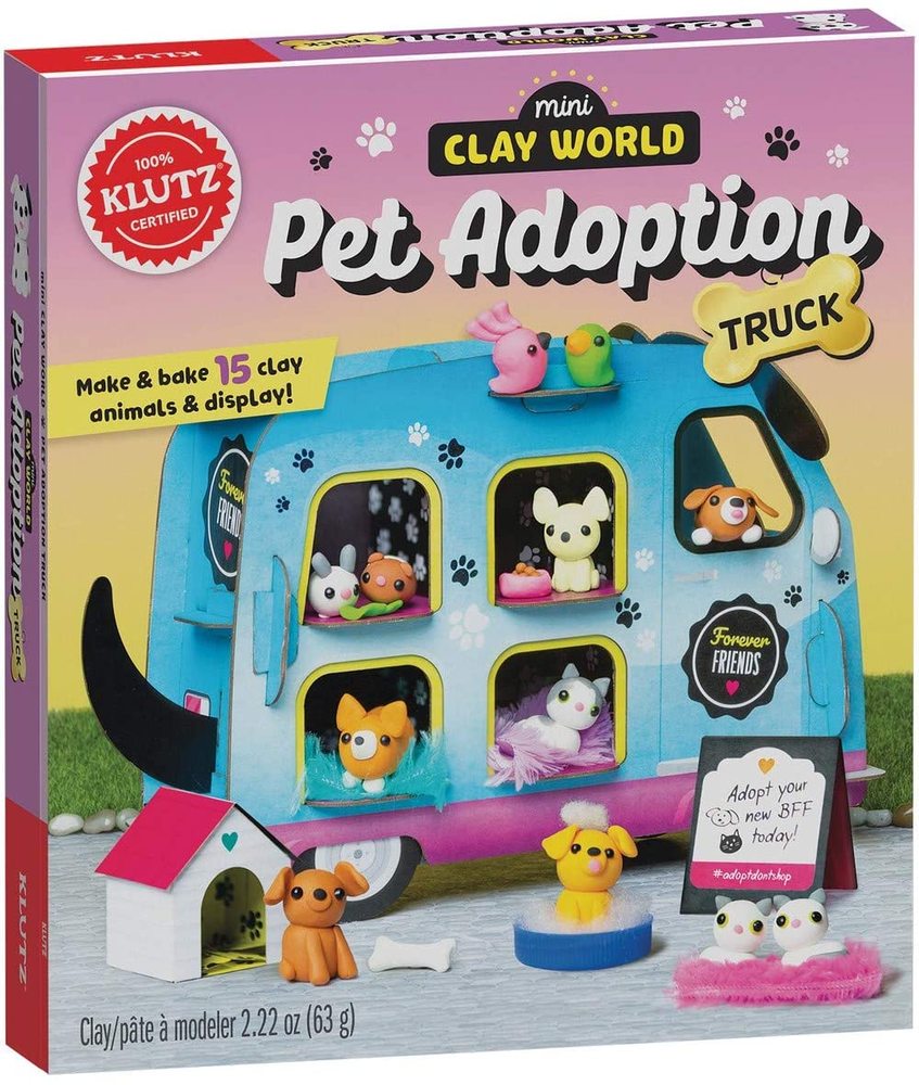 Mini Clay Pet Adoption Truck