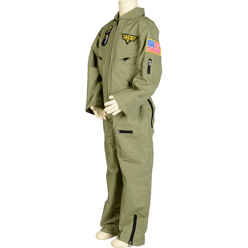 Jr. Fighter Pilot Suit w/Embroidered Cap, size 2/3