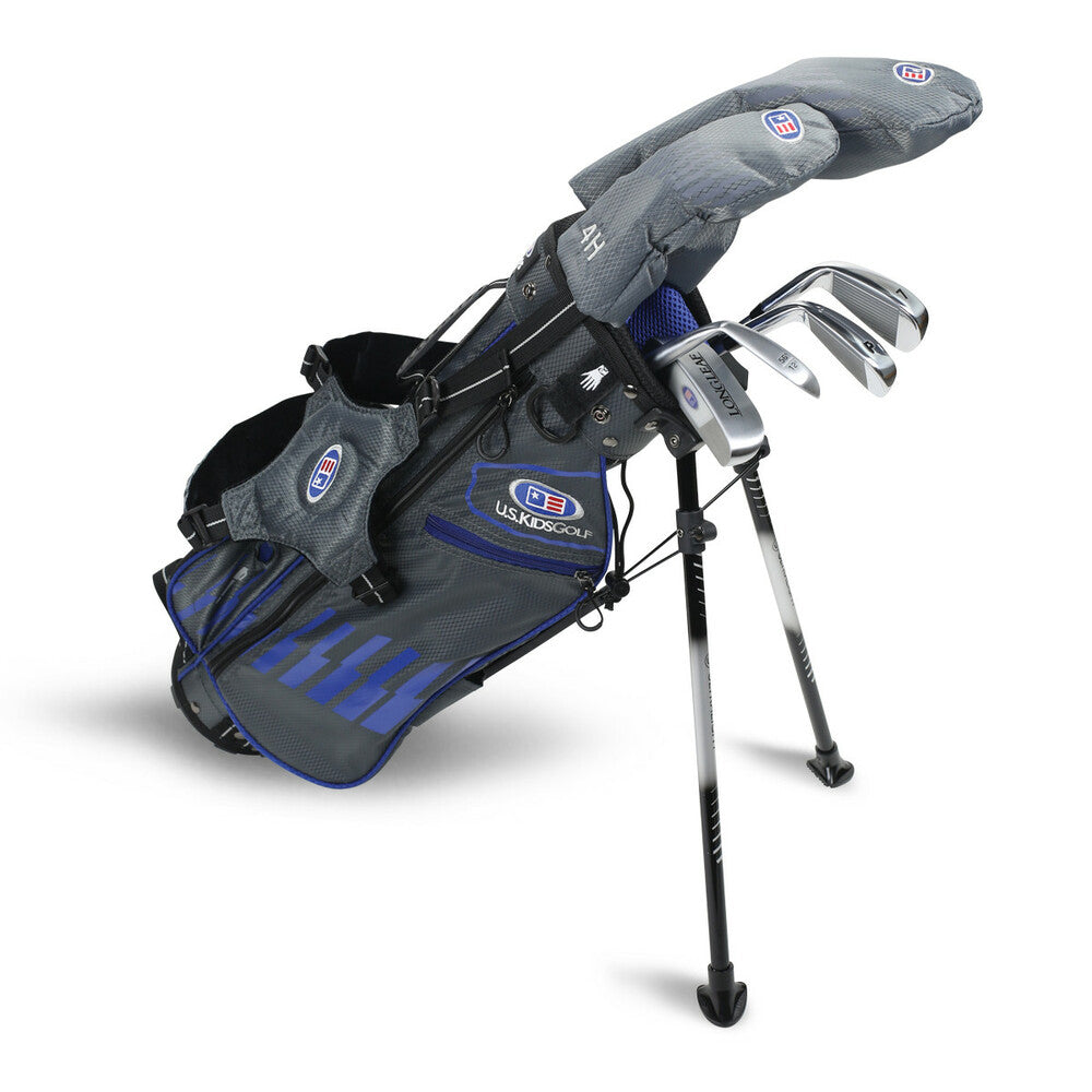 Golf Set 45-48" 6 Clubs w/Bag LH Grey/Blue