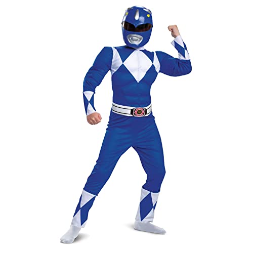 Blue Power Ranger Muscle Costume SMALL