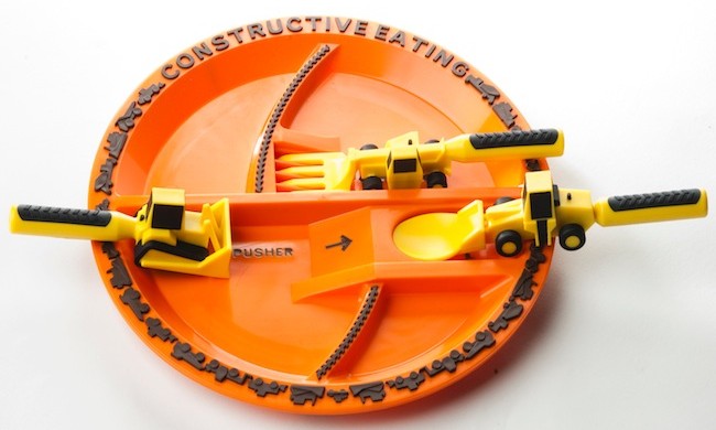 Constructive Eating Construction Plate