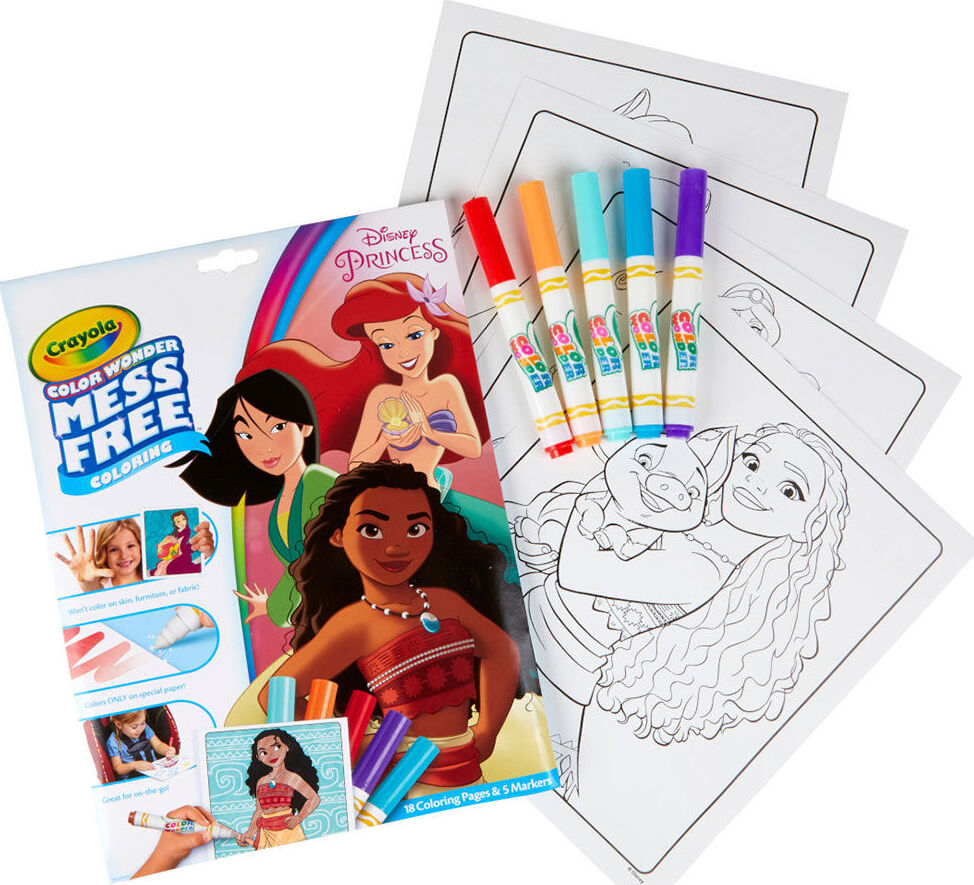 Color Wonder Coloring Pad & Markers, Princess
