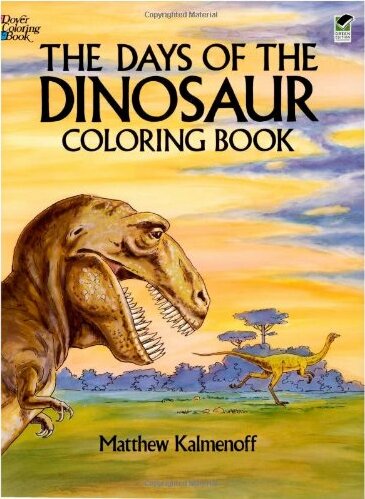 The Days of the Dinosaur Coloring Book