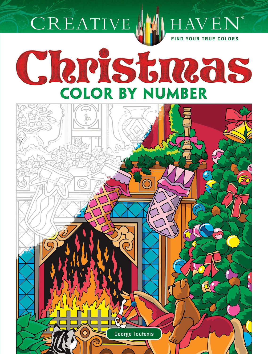 Creative Haven Christmas Color by Number – Stevenson's Toys & Games