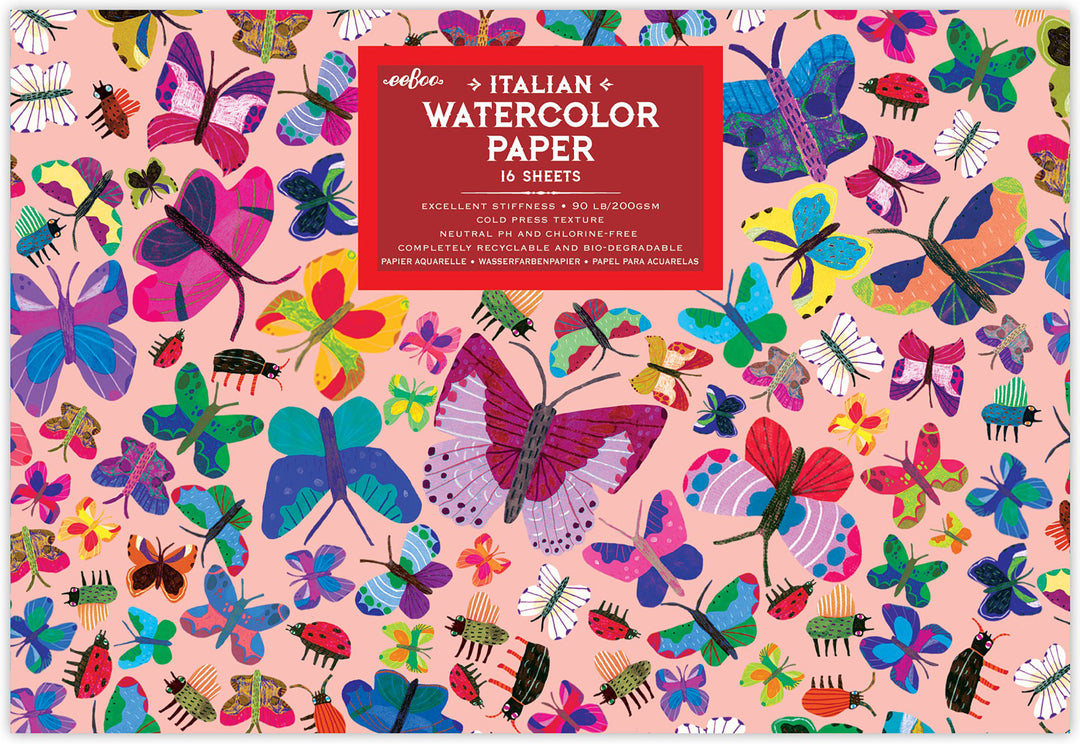 Butterflies Watercolor Pad