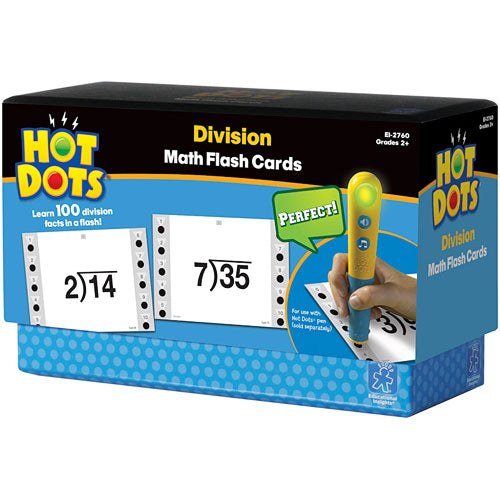 Hot Dots Flash Cards Division