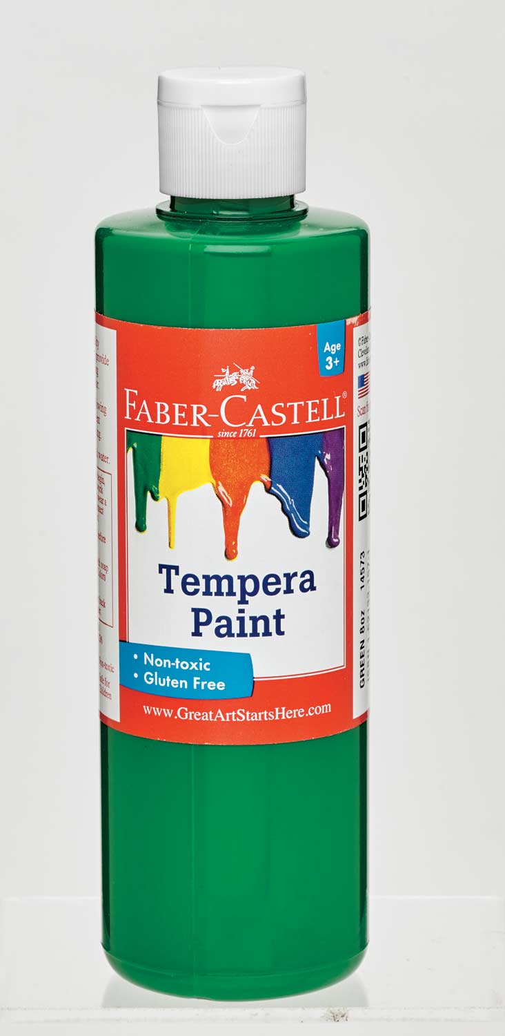 Green Tempera Paint (8 oz bottles)