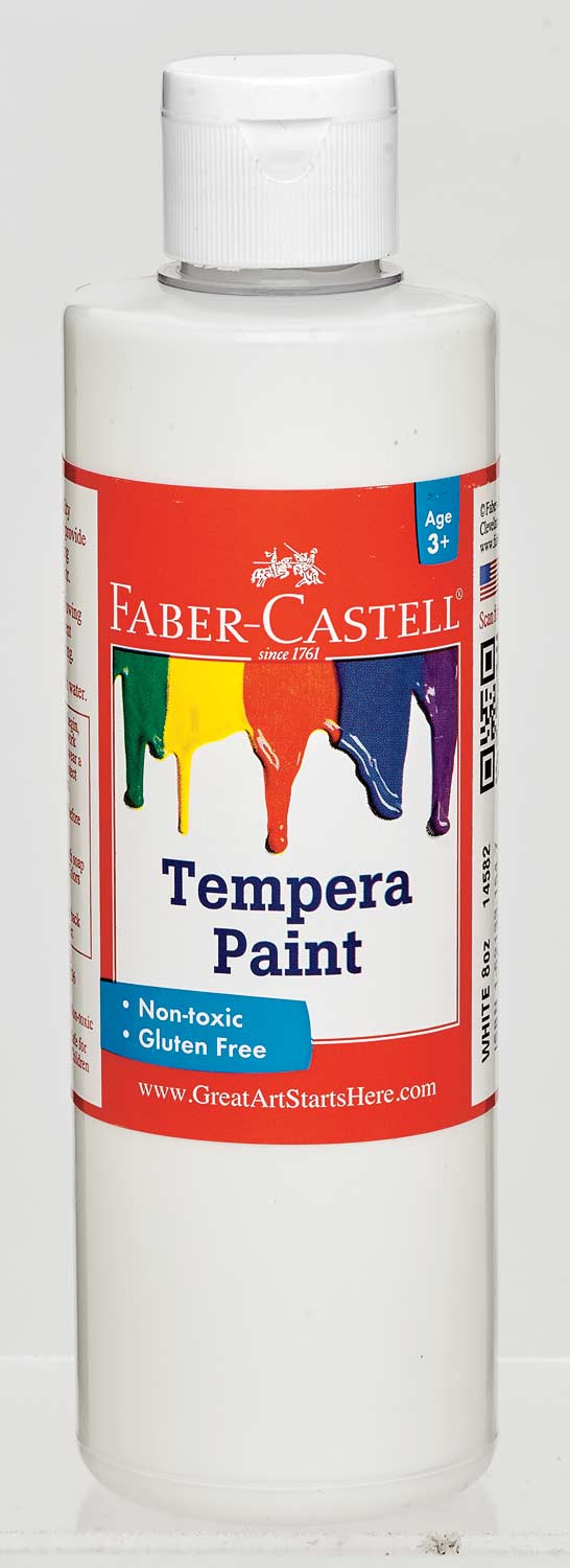 White Tempera Paint (8 oz bottles)