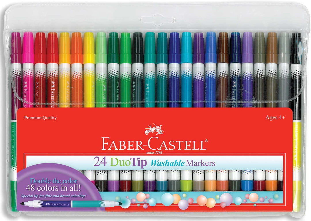 24ct Duo Tip Washable Markers (48 colors total)