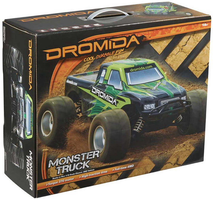 1/18 Dromida Monster Truck 4WD RTR, Green/Black