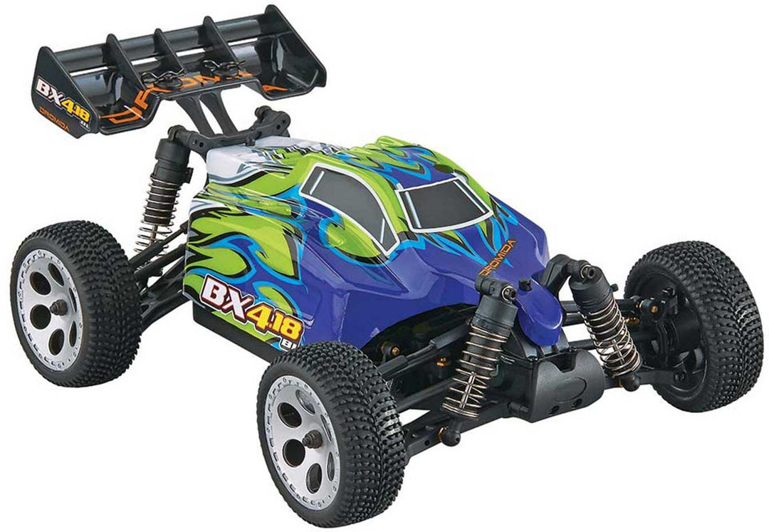 1/18 BX4.18BL Brushless 4WD RTR, Blue/Green