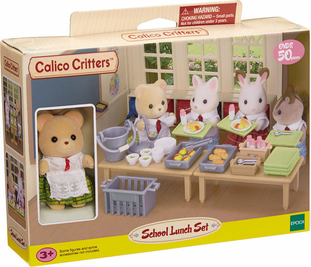 Calico Critters School Lunch Set