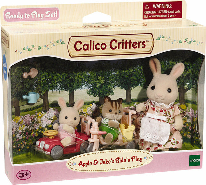 Calico Critter Apple & Jake's Ride N Play
