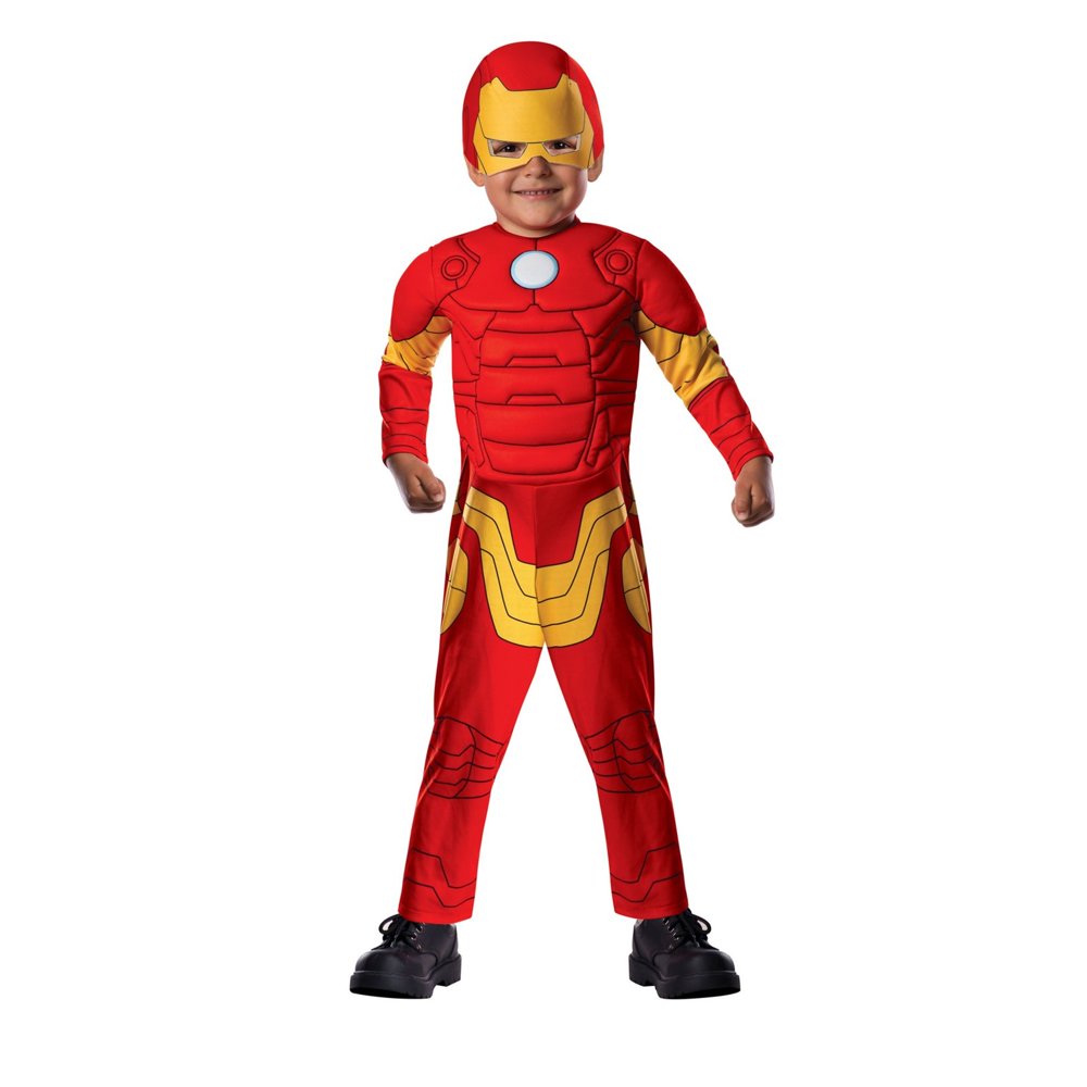 Iron Man Costume w MUSCLE CHEST TODD 2-4