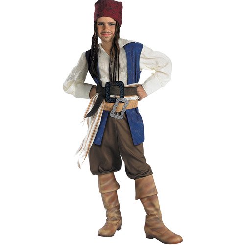 Jack Sparrow Pirate Costume SMALL