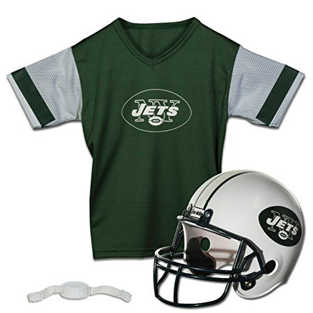 cosplay football helmet NFL New York Jets Helmet & Jersey Set
