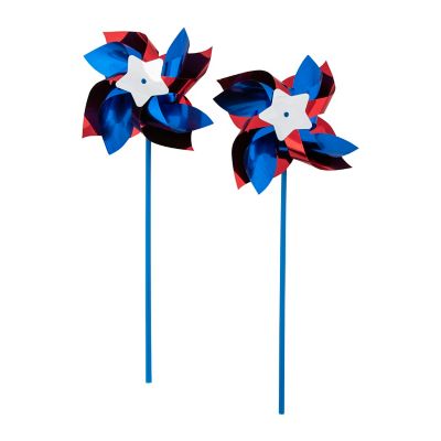 Metallic Patriotic Pinwheels