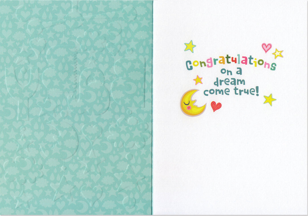 Baby Mobile Embossed And Foil Card