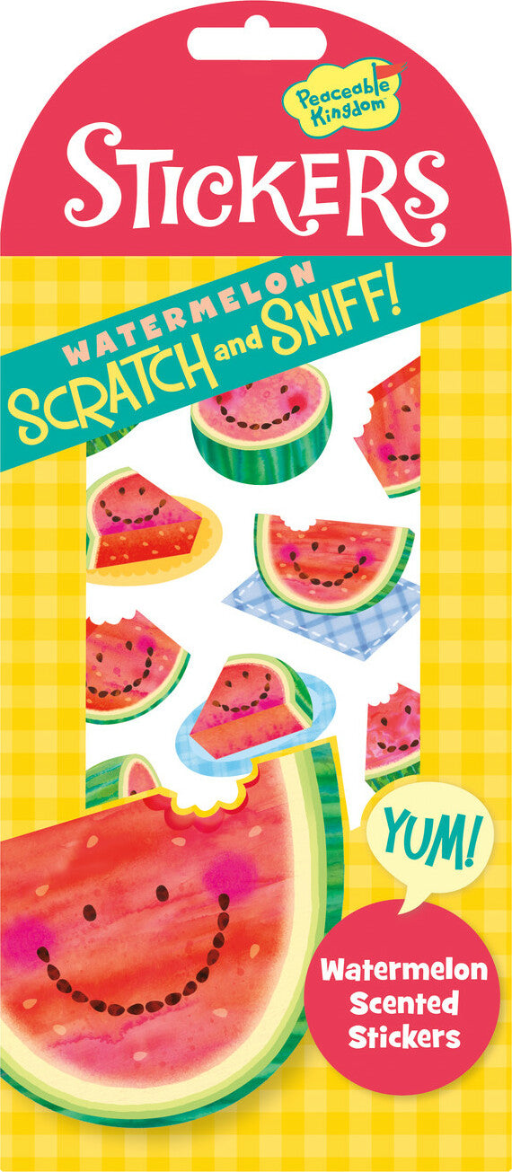 Scratch & Sniff - Watermelon Stickers