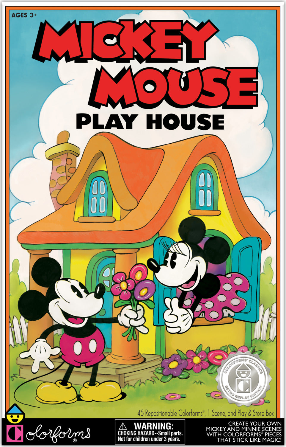 Colorforms Mickey & Minnie Retro Play Set