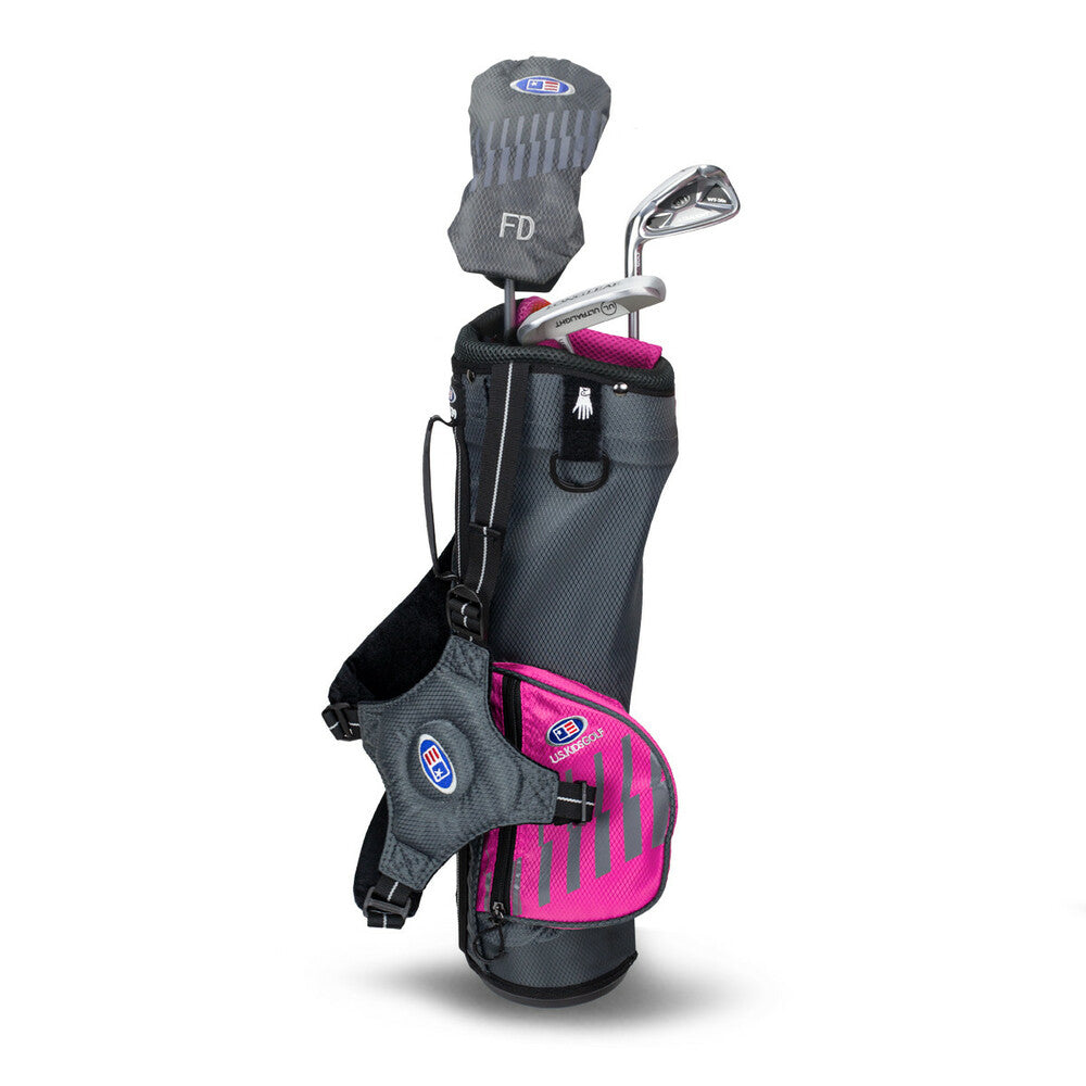 Golf Set Clubs w/bag GREY/PINK 39 LH