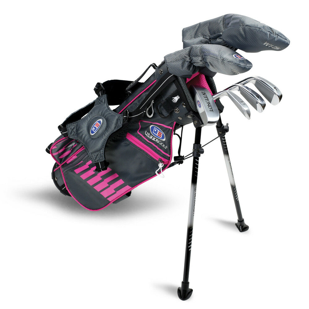 Golf Set w/bag RH 45-48" 6 Club GREY/PINK