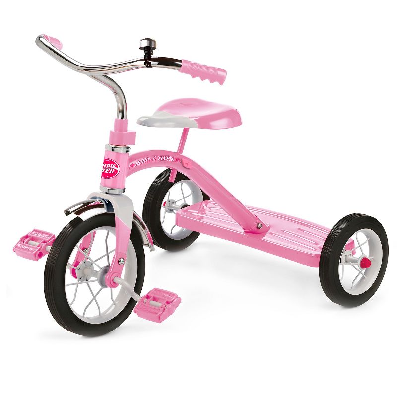 Classic Tricycle Pink ASSEMBLED No Bar 10"