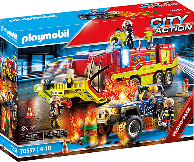 Fire Engine With Truck