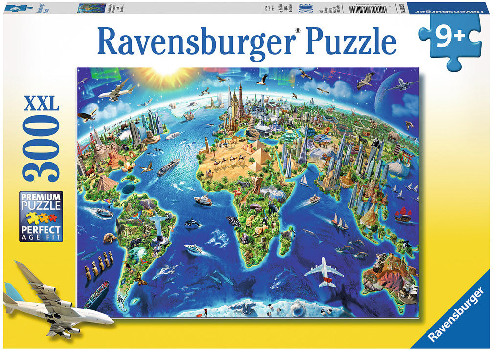 World Landmarks Map 300 PC Puzzle