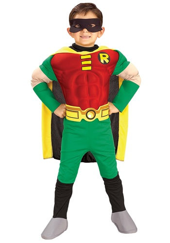 Robin Costume w Muscles/Chest TODDLER