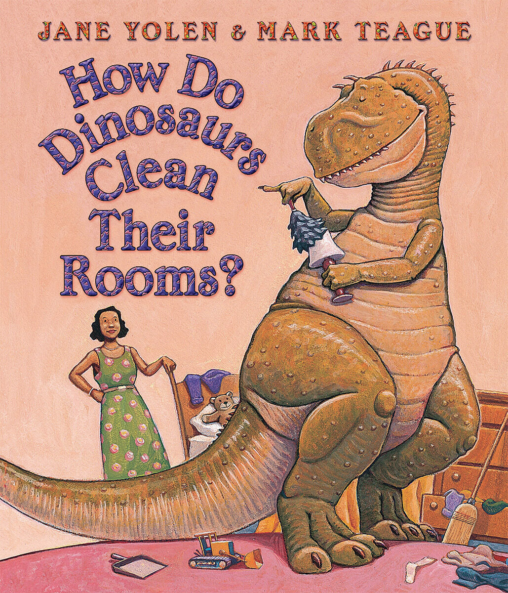 How Do Dinosaurs Clean Their Room? Board Book